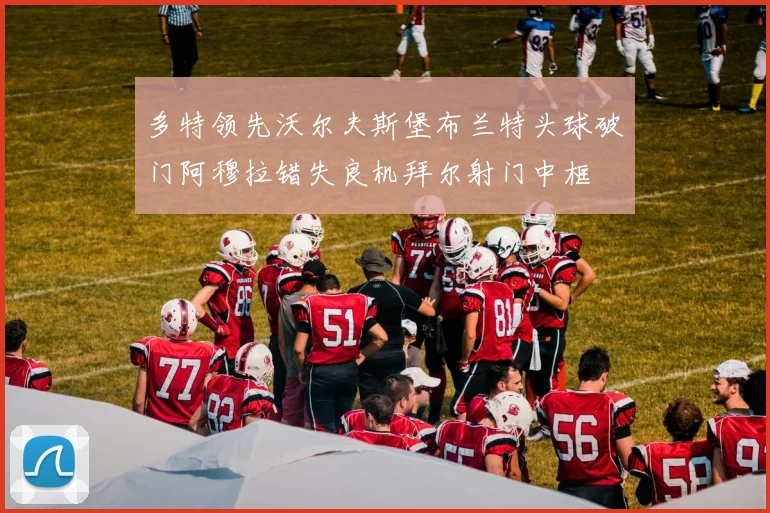 多特领先沃尔夫斯堡布兰特头球破门阿穆拉错失良机拜尔射门中框