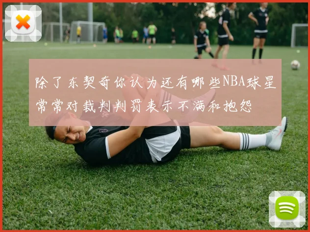 除了东契奇你认为还有哪些NBA球星常常对裁判判罚表示不满和抱怨