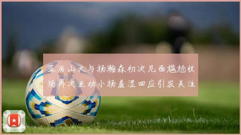 亚历山大与杨瀚森初次见面尴尬收场再次互动小杨羞涩回应引发关注